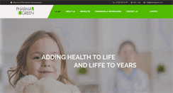 Desktop Screenshot of pharmagreen.com
